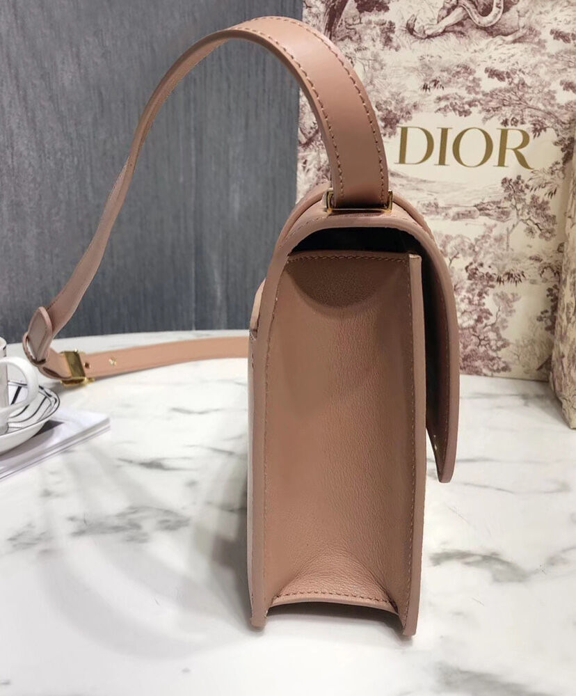 Christian Dior 30 Montaigne Flap Bag Leather Pink